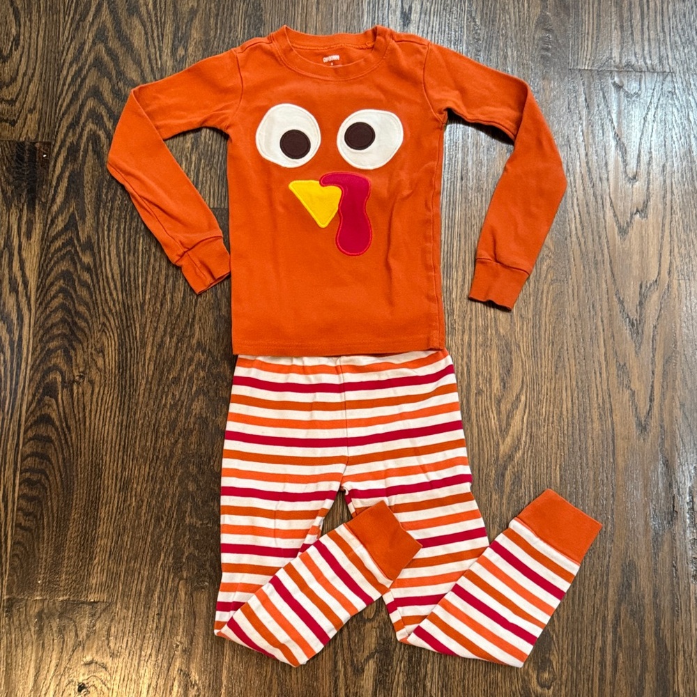 Gymboree Thanksgiving Turkey Pajama Set
